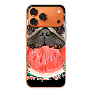 Чохол (ТПУ) Милі песики для iPhone 17 Pro Max – Смішний Мопс