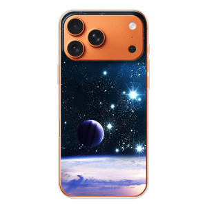 Чохол (ТПУ) з планетами на iPhone 17 Pro Max – Космічний вид