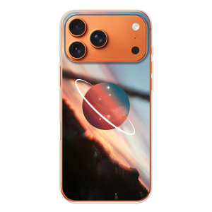 Чохол (ТПУ) з планетами на iPhone 17 Pro Max – Сатурн