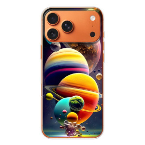 Чохол (ТПУ) з планетами на iPhone 17 Pro Max – Сонячна система
