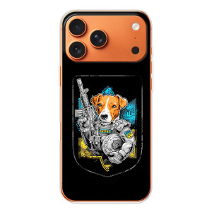 Чехол с принтом для iPhone 17 Pro Max – Патрон Воин