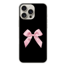 Чехол банты для iPhone 17 Pro Max – Бант на черном