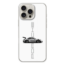 Чохол з авто Порше для iPhone 17 Pro Max – білий порше