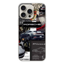 Чохол з авто Порше для iPhone 17 Pro Max – Колаж Порше
