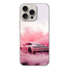 Чохол з авто Порше для iPhone 17 Pro Max – Рожевий Порше