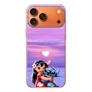 Чехол с рисунком Стич для iPhone 17 Pro Max – Стич и Лило