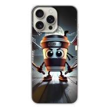 Чехол с мемом Тралалело тралала на iPhone 17 Pro Max (Капучино асасино)