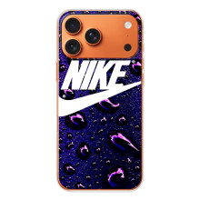 Чехол с логотипом Найк на iPhone 17 Pro Max – Найк на фиолетовом