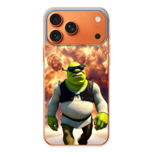 Печатный чехол с принтом Шрек для iPhone 17 Pro Max