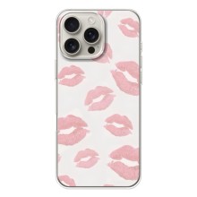 Чехол с розовым рисунком для iPhone 17 Pro Max (Розовые губы)