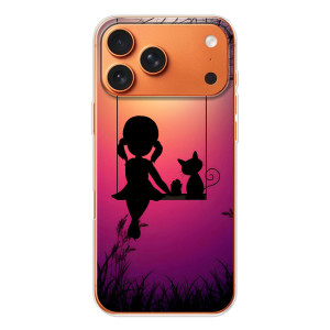 Девчачий Чехол для iPhone 17 Pro Max – На качели