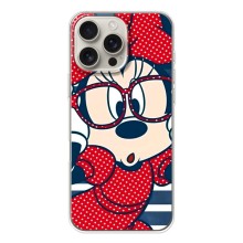 Эксклюзивный чехол для iPhone 17 Pro Max (AlphaPrint - Мультяшные) (Маус в очках)