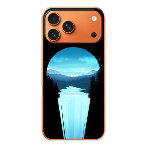 Літній Чохол на iPhone 17 Pro Max – Синій Водоспад