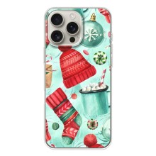 Новогодние Чехлы для Айфон 17 Pro Max (VPrint) (Одежда НГ)