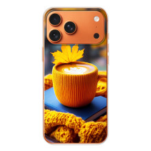 Чехол с уникальным дизайном «Осень с кофе» для iPhone 17 Pro Max – Кофе с жёлтым