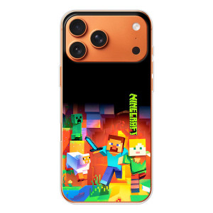 Чехлы для iPhone 17 Pro Max (Персонажи Майн Крафт) – Герой Майнкрафт