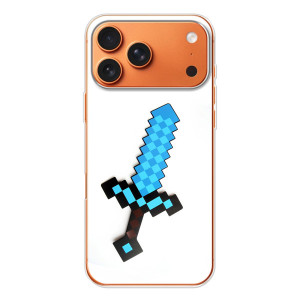 Чехлы для iPhone 17 Pro Max (Персонажи Майн Крафт) – Меч