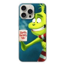 Рождественские Чехлы для iPhone 17 Pro Max (VPrint) (Зеленый Гринч)