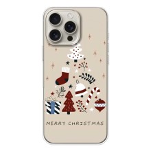 Рождественские, Праздничные Чехлы для Айфон 17 Pro Max (Merry Christmas)