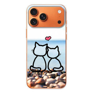 Силиконовые Чехлы Любимому человеку для iPhone 17 Pro Max – Котейки