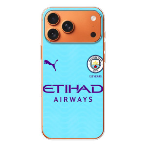Силиконовые Чехлы принт Футбол на iPhone 17 Pro Max – Man City