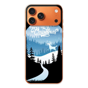 Силиконовый бампер на рождество для iPhone 17 Pro Max – Рождественский Олень