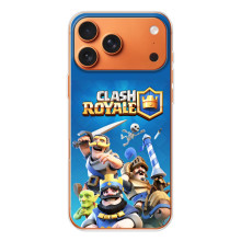Силіконовий Чохол (атрибутика Клеш Роял) для iPhone 17 Pro Max (Клеш Король)