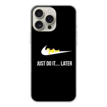 Силиконовый Чехол на iPhone 17 Pro Max с картинкой Nike (Later)