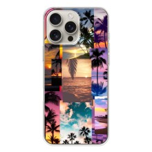Силиконовый чехол с КАРТИНКАМИ лето для iPhone 17 Pro Max (AlphaPrint) (Летний отпуск)