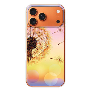 Силиконовый Чехол с одуванчиками на iPhone 17 Pro Max – Цветок-одуванчик