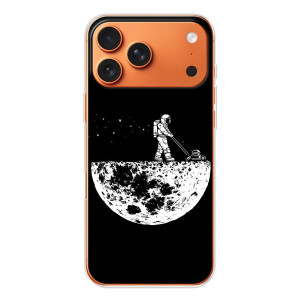 Силиконовый Чехол с принтом "Космонавты" на iPhone 17 Pro Max – Космонавт