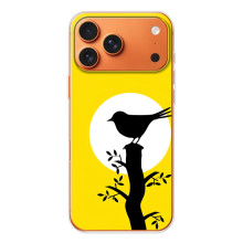 Силиконовый чехол с птичкой на iPhone 17 Pro Max