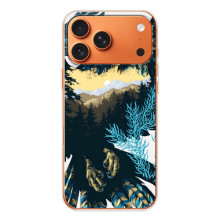 Силиконовый чехол с птичкой на iPhone 17 Pro Max – Яркий Орел