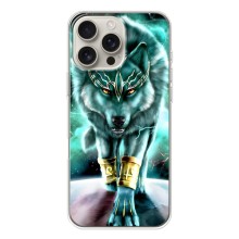 Защитные чехлы для Айфон 17 Pro Max (AlphaPrint) (ХИТ продаж) ВОЛК (Яркий волк)