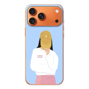 Силиконовый Чехол на iPhone 17 Pro Max с картинкой Стильных Девушек – Желтая кепка