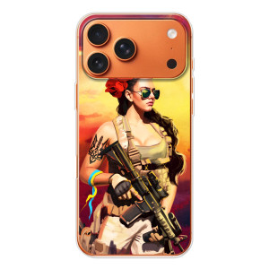 ЗСУ Чехлы (TPU) для iPhone 17 Pro Max – Женщина солдат