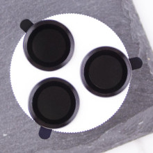 Защитное стекло Metal Classic на камеру (в упак.) для Apple iPhone 17 Pro (6.3") / 17 Pro Max (6.9") – Черный