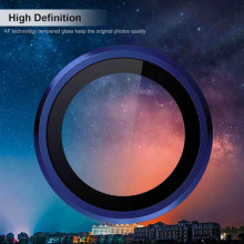 Защитное стекло Metal Classic на камеру (в упак.) для Apple iPhone 17 Pro (6.3") / 17 Pro Max (6.9") – Синий