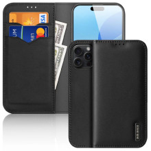 Чехол-книжка Dux Ducis Hivo для Apple iPhone 17 Pro (6.3") – Черный