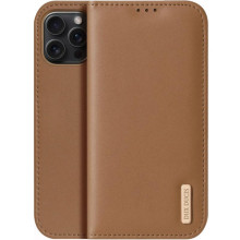 Чехол-книжка Dux Ducis Hivo для Apple iPhone 17 Pro (6.3") – Коричневый