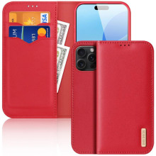 Чехол-книжка Dux Ducis Hivo для Apple iPhone 17 Pro (6.3") – Красный