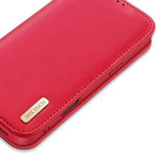 Чехол-книжка Dux Ducis Hivo для Apple iPhone 17 Pro (6.3") – Красный