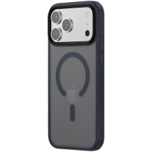 TPU+PC чехол Metal Buttons with MagSafe Colorful для Apple iPhone 17 Pro (6.3") – Синий