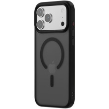TPU+PC чехол Metal Buttons with MagSafe Colorful для Apple iPhone 17 Pro (6.3") – Черный