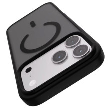 TPU+PC чехол Metal Buttons with MagSafe Colorful для Apple iPhone 17 Pro (6.3") – Черный