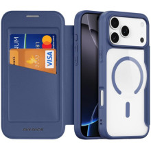 Чехол-книжка Dux Ducis Skin X Pro with MagSafe для Apple iPhone 17 Pro (6.3") – Голубой