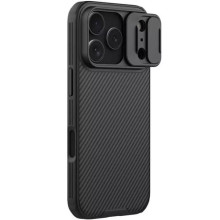 Карбоновая накладка Nillkin CamShield Pro Magnetic для Apple iPhone 17 Pro (6.3") – Черный