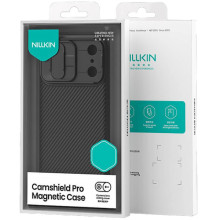 Карбоновая накладка Nillkin CamShield Pro Magnetic для Apple iPhone 17 Pro (6.3") – Черный