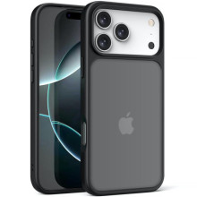 TPU+PC чехол Metal Buttons для Apple iPhone 17 Pro (6.3") – Черный