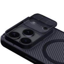 Карбоновая накладка Nillkin CamShield Pro Magnetic для Apple iPhone 17 Pro (6.3") – Черный